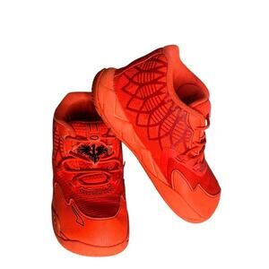 Puma Lamelo Ball MB.01 Red Blast Not From Here size kids 10